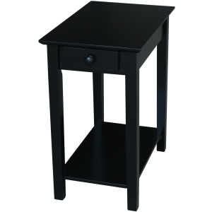 Destinations Collection - Narrow End Table in Black