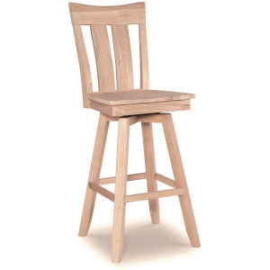30''Ava Swivel Bar Stool