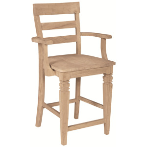 24'' Java Arm Counter Stool
