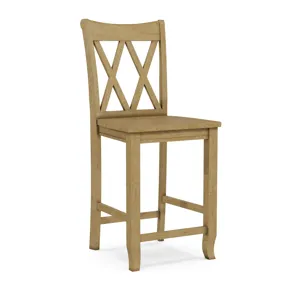 24'' Double XX Back Counter Stool