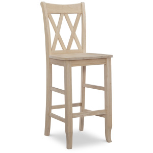 30'' Double XX Back Bar Stool