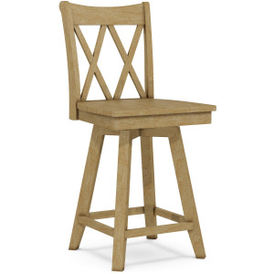24'' XX Back Swivel Counter Stool