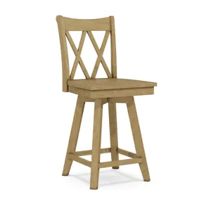 24'' XX Back Swivel Counter Stool
