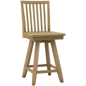 24'' Mission Swivel Counter Stool