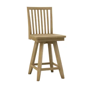 24'' Mission Swivel Counter Stool