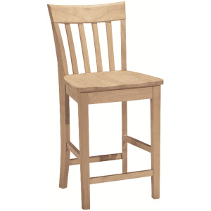 24'' Slatback Counter Stool