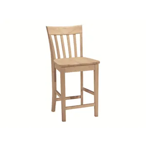 24'' Slatback Counter Stool