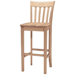 30'' Slatback Bar Stool