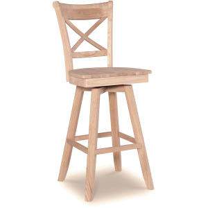 30'' Charlotte Swivel Bar Stool