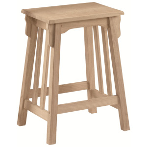24'' Backless Mission Counter Stool