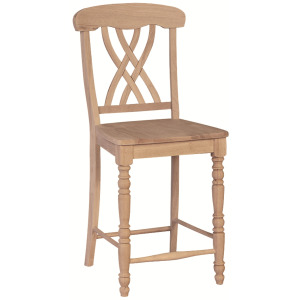 24'' Lattice Counter Stool