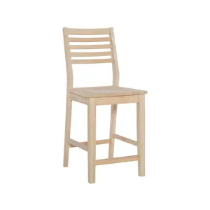 24" Aspen Ladder Back Counter Stool