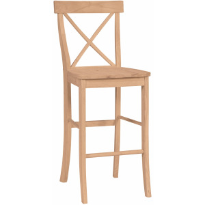 30'' X Back Bar Stool