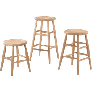 Scoop Seat Stools