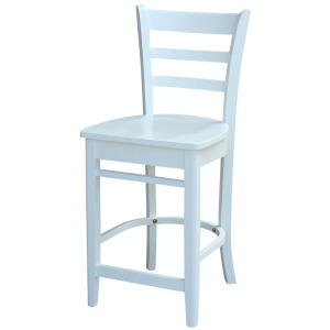 Dining Essentials - Emily Stool in Pure White