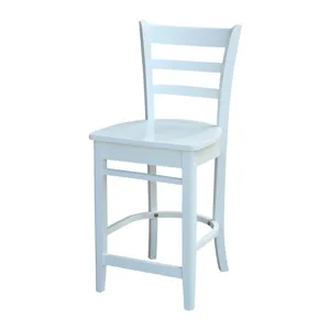 Dining Essentials - Emily Stool in Pure White