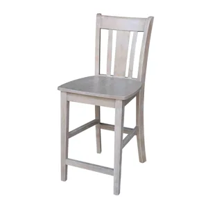 Dining Essentials - San Remo Stool in Taupe Gray