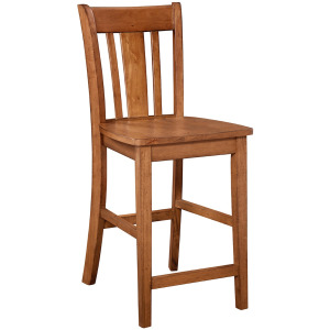 Dining Essentials - San Remo Stool in Bourbon Oak