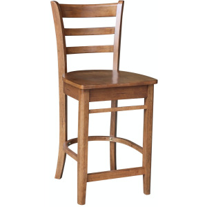 Dining Essentials - Emily Stool in Bourbon Oak