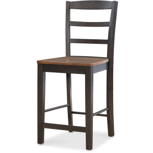 Dining Essentials - Madrid Stool in Hickory and Coal