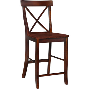 Dining Essentials - X-Back Stool in Espresso