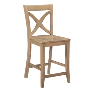 Cosmopolitan Collection - 24"H Salerno Stool in Honey