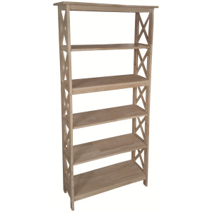 72'' X -Sided Bookcase