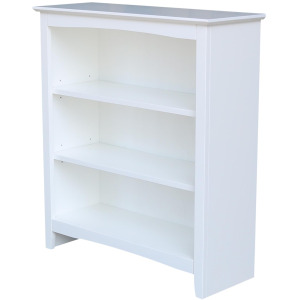 Tykes Collection -  32'' Shaker Bookcase in Pure White