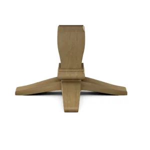 Build Your Own Pedestal Table w/ 30" H Java Pedestal for Solid Tops
