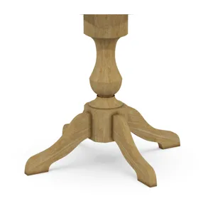 Build Your Own Pedestal Table w/ 30"H Small Pedestal for Solid Tops
