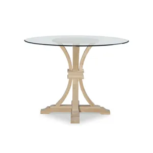 36" Flair Pedestal Base with 48" Glass Top