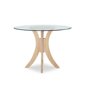 30" Sienna Pedestal Base with 48" Glass Top