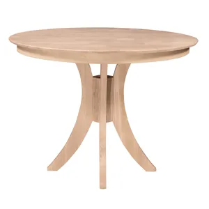 Sienna Round Solid Table Top w/ 36" Sienna Pedestal Base