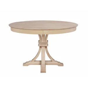 Sienna Round Solid Top w/ 36"H Flair Pedestal Base