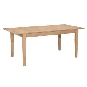 36 x 60" Butterfly Leaf Extension Table w/ 30" H Shaker Legs