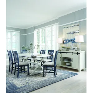 Farmhouse Chic Trestle Table Top & Base