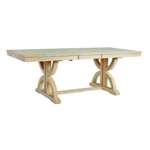 Portico Extension Table Top w/ Palmetto Table Base