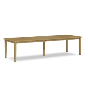 Farmhouse Large Extension Table Top w/ Shaker Legs (Set of 5)