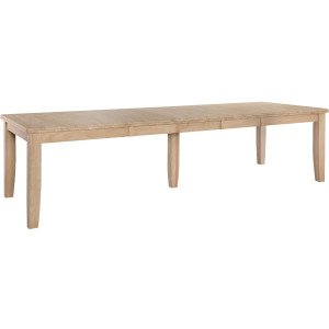 Farmhouse Large Extension Table Top w/ Shaker Legs (Set of 5)