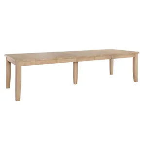 Farmhouse Large Extension Table Top w/ Shaker Legs (Set of 5)