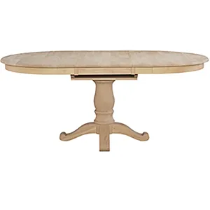 Build Your Own Pedestal Table w/42" x 72" Butterfly Leaf Extension Tabletop w/ Half Bullnose Edge