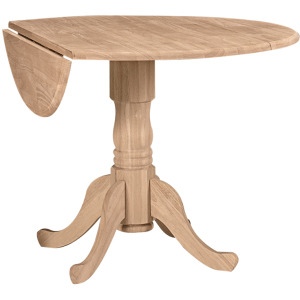 Drop Leaf Pedestal Table