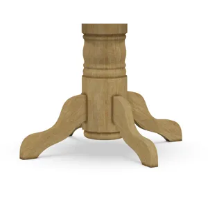 Build Your Own Pedestal Table w/ 30"H Turned Pedestal for Solid Tops