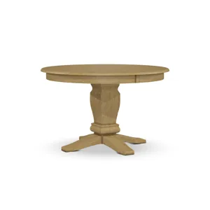 Build Your Own Pedestal Table w/ 48" Round Tabletop w/Half Bullnose Edge