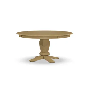 Build Your Own Pedestal Table w/ 60" Round Tabletop w/Reverse Bevel Edge