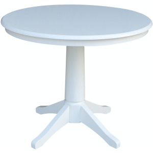 Dining Essentials - 36'' Round Pedestal Table w/ 30
