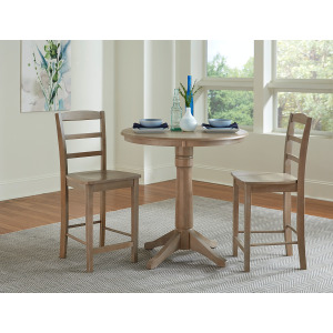 Dining Essentials - Madrid Stool in Taupe Gray
