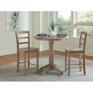 Dining Essentials - Madrid Stool in Taupe Gray