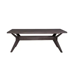 SoMa - Dane Solid Table Top and Base in Coal