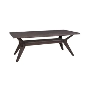 SoMa - Dane Solid Table Top and Base in Coal